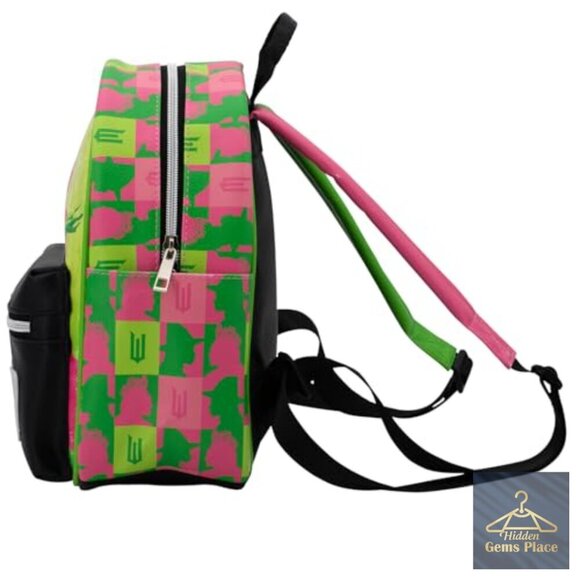 Mini PU Backpack Purse with Adjustable Straps, 10.5 Inch Faux Leather